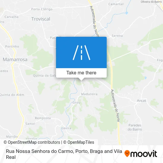 Rua Nossa Senhora do Carmo map