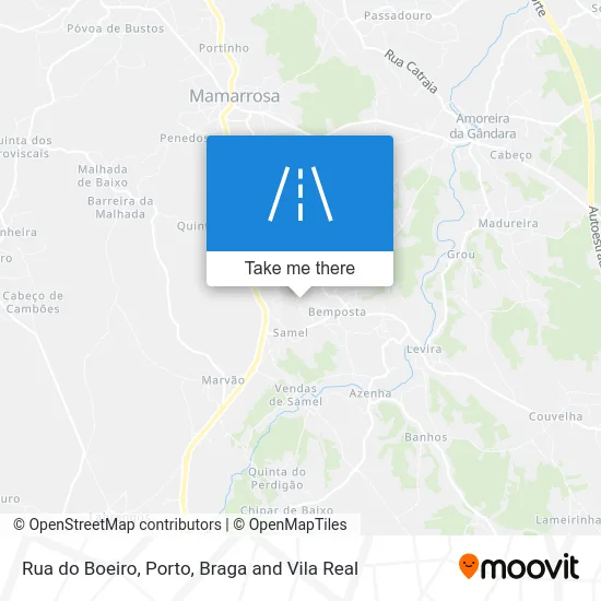 Rua do Boeiro map