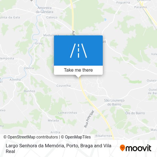 Largo Senhora da Memória mapa