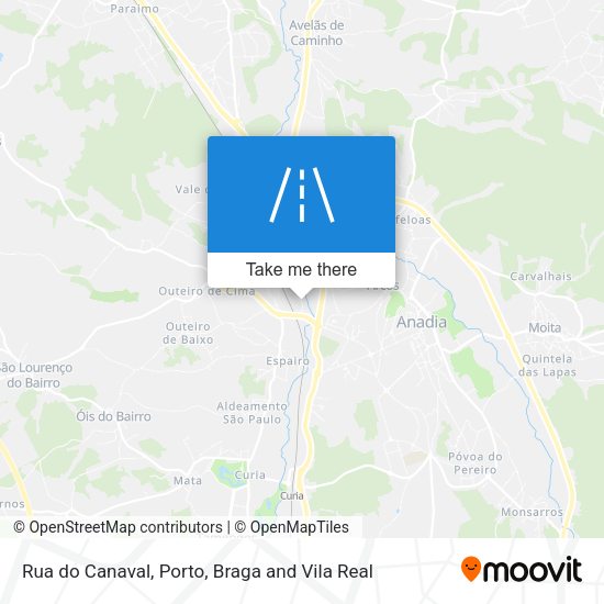 Rua do Canaval map