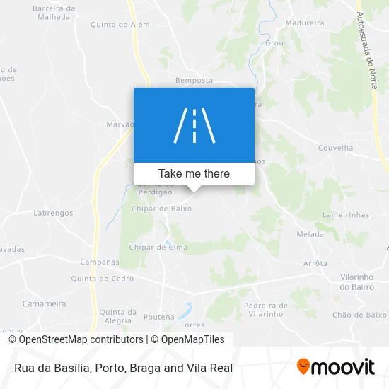 Rua da Basília map