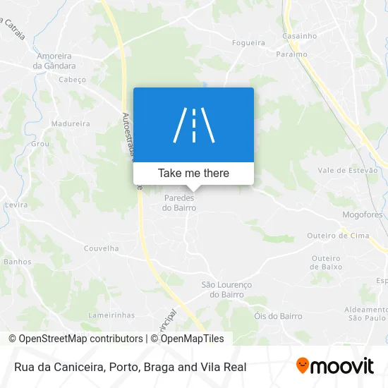 Rua da Caniceira map
