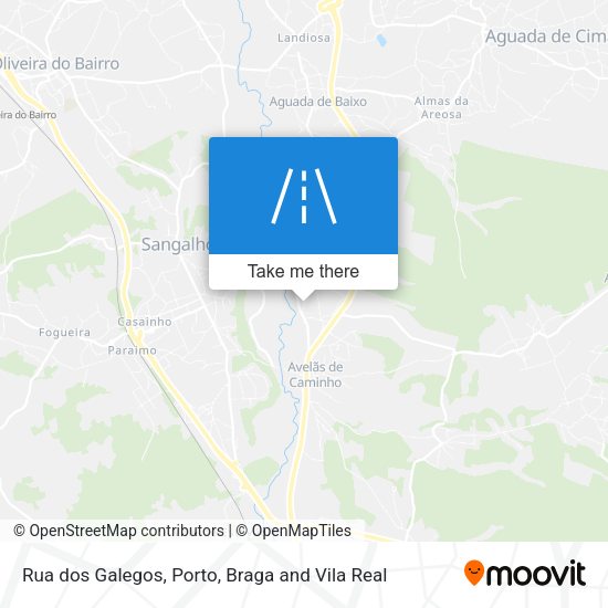 Rua dos Galegos mapa