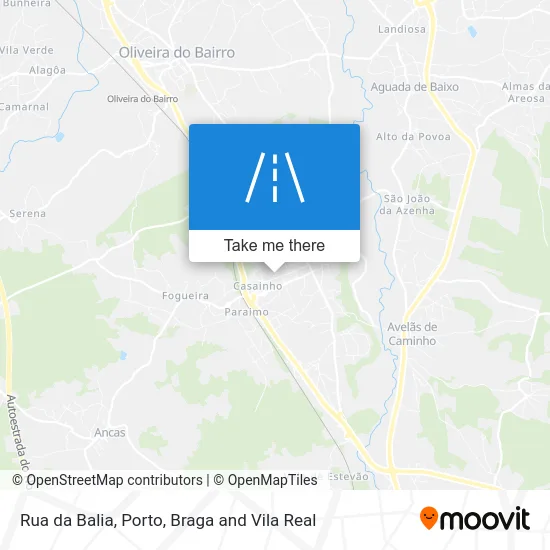 Rua da Balia map