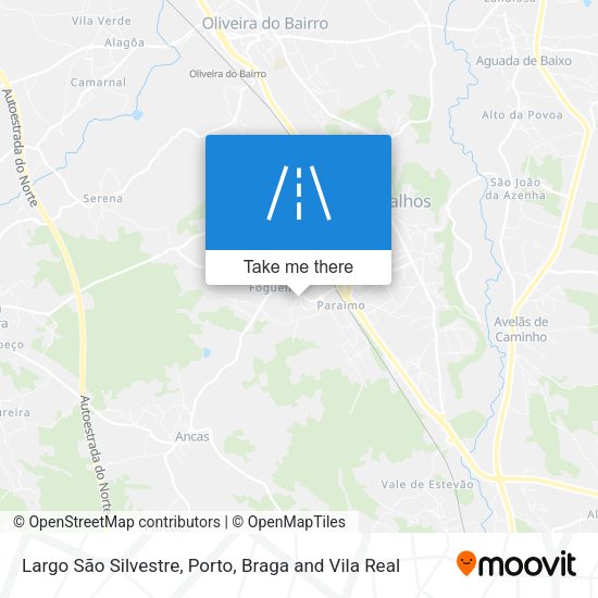 Largo São Silvestre map