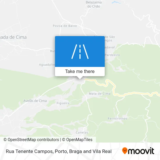 Rua Tenente Campos map