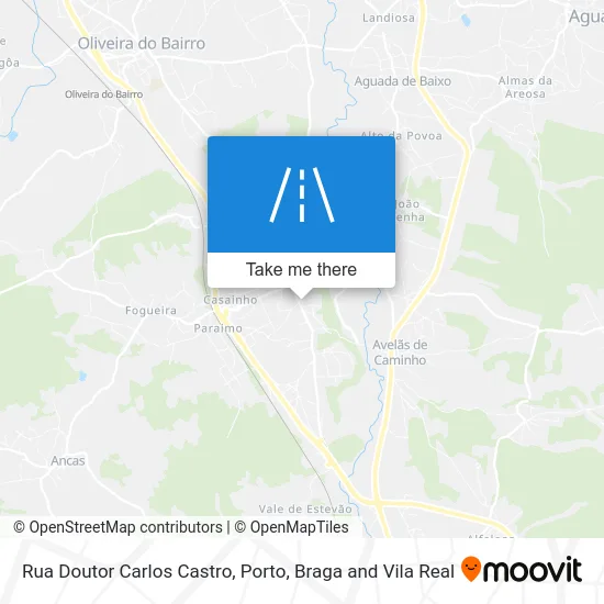 Rua Doutor Carlos Castro map