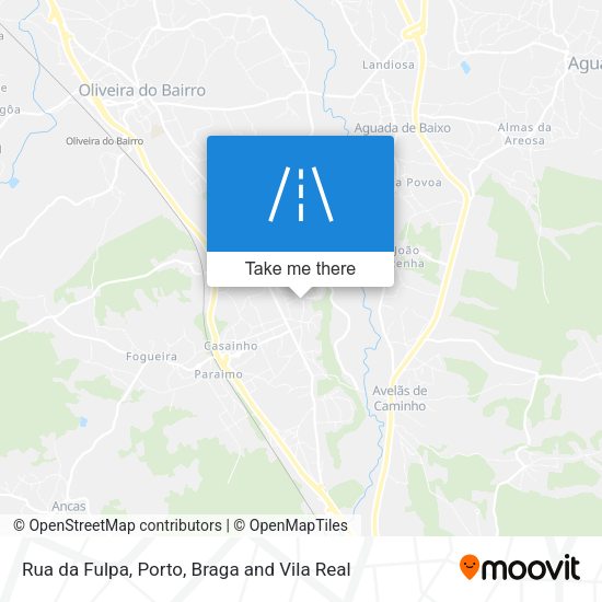 Rua da Fulpa mapa
