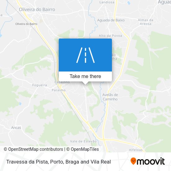 Travessa da Pista mapa