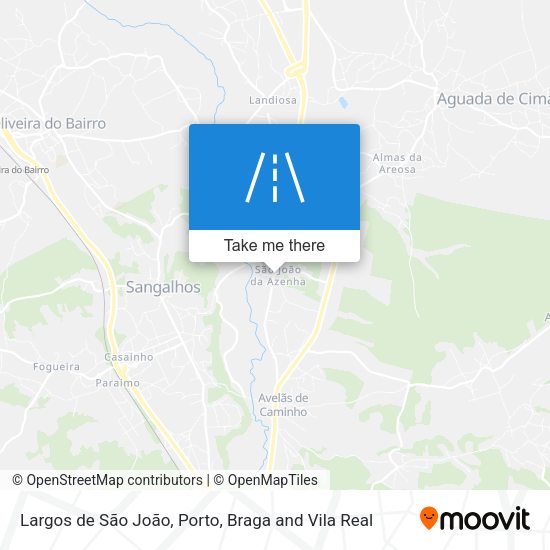 Largos de São João map