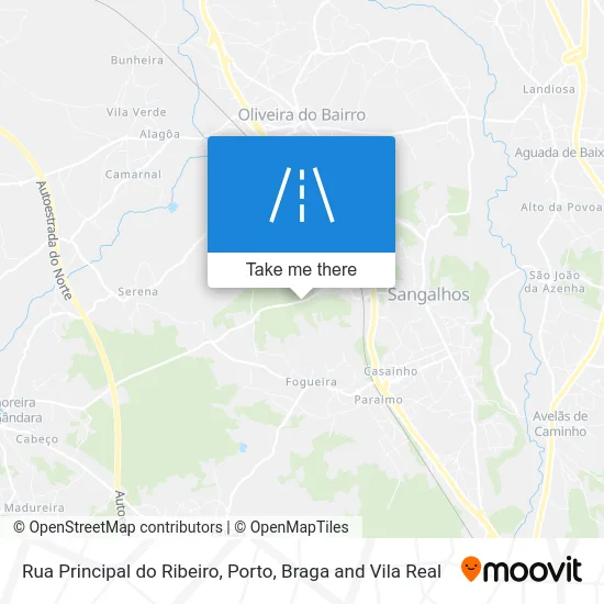 Rua Principal do Ribeiro map