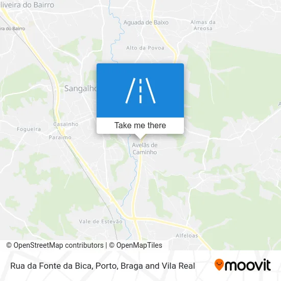 Rua da Fonte da Bica map