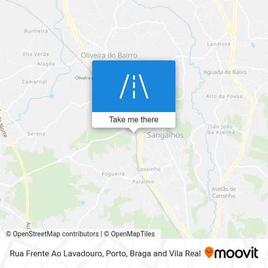 Rua Frente Ao Lavadouro map