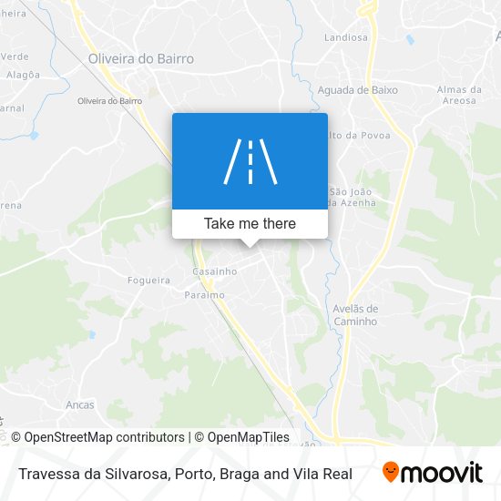 Travessa da Silvarosa mapa