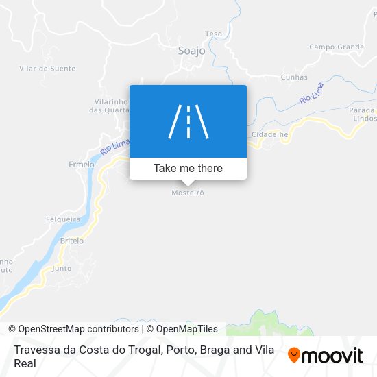 Travessa da Costa do Trogal map