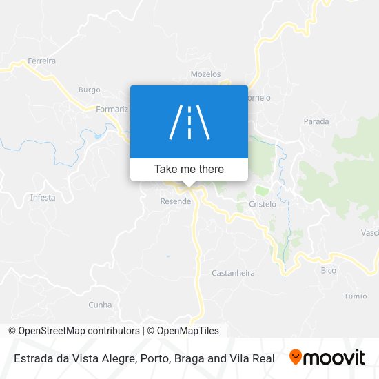 Estrada da Vista Alegre map