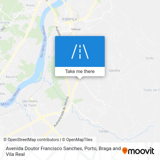 Avenida Doutor Francisco Sanches map