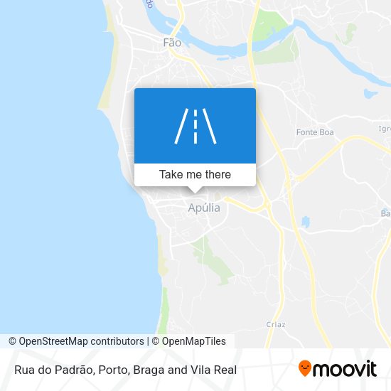 Rua do Padrão mapa