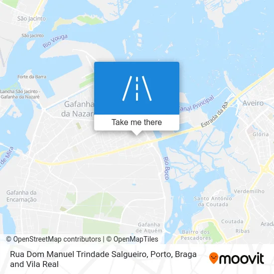 Rua Dom Manuel Trindade Salgueiro map