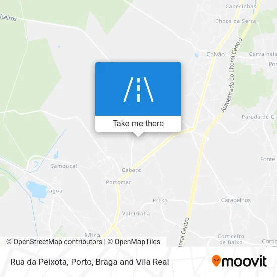 Rua da Peixota map