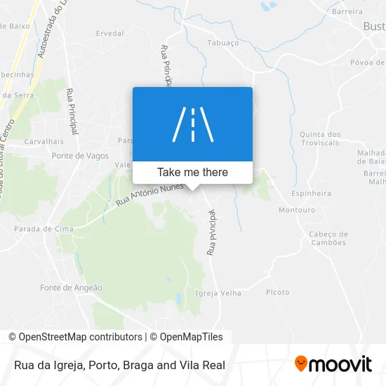 Rua da Igreja map