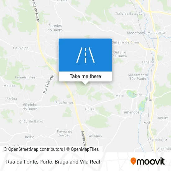 Rua da Fonte map