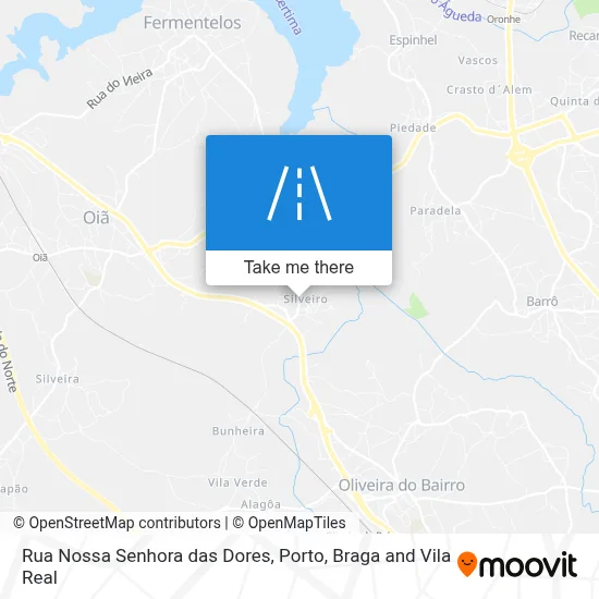 Rua Nossa Senhora das Dores map