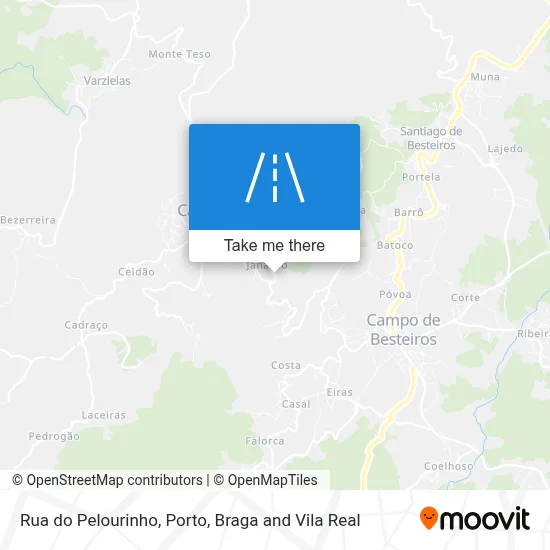 Rua do Pelourinho map
