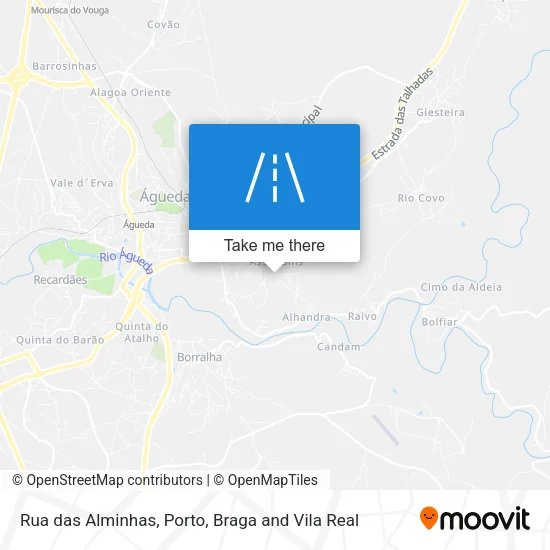 Rua das Alminhas map