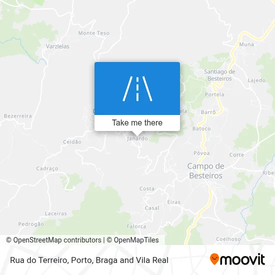 Rua do Terreiro map