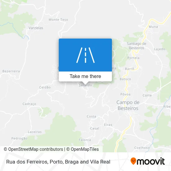 Rua dos Ferreiros map