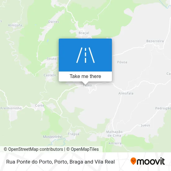 Rua Ponte do Porto map