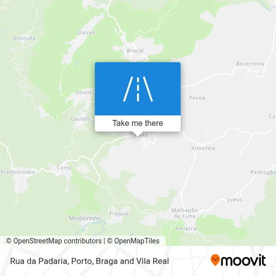 Rua da Padaria map