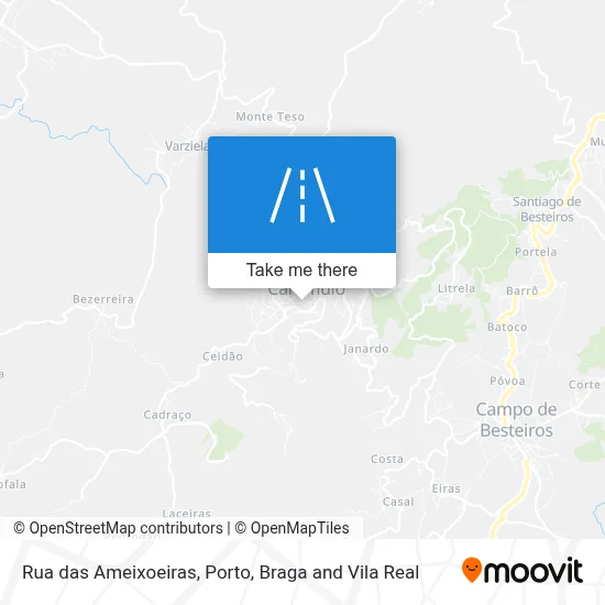 Rua das Ameixoeiras map