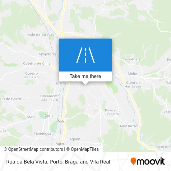 Rua da Bela Vista map