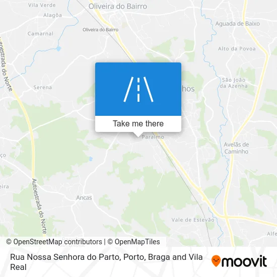 Rua Nossa Senhora do Parto map