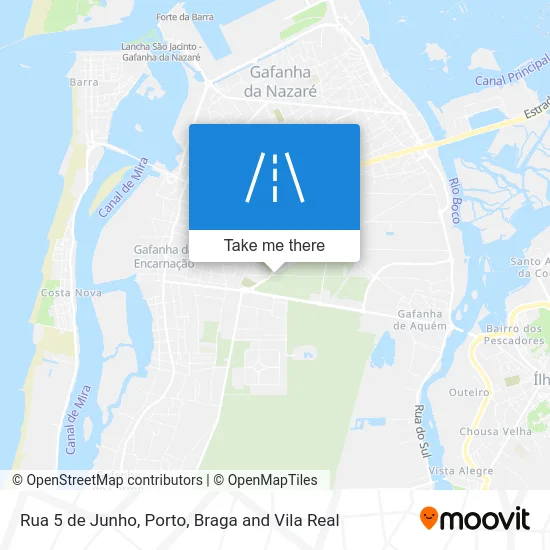 Rua 5 de Junho map