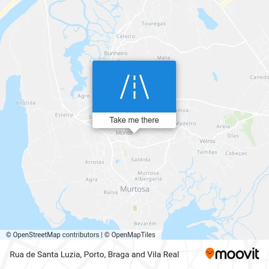 Rua de Santa Luzia map