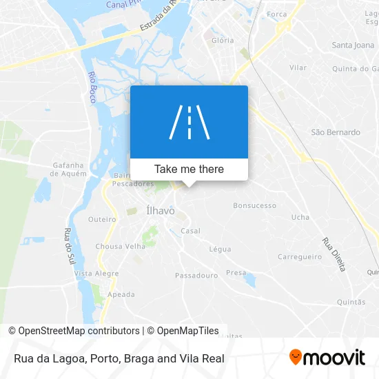 Rua da Lagoa map