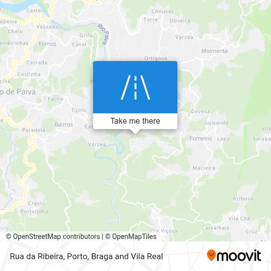 Rua da Ribeira map