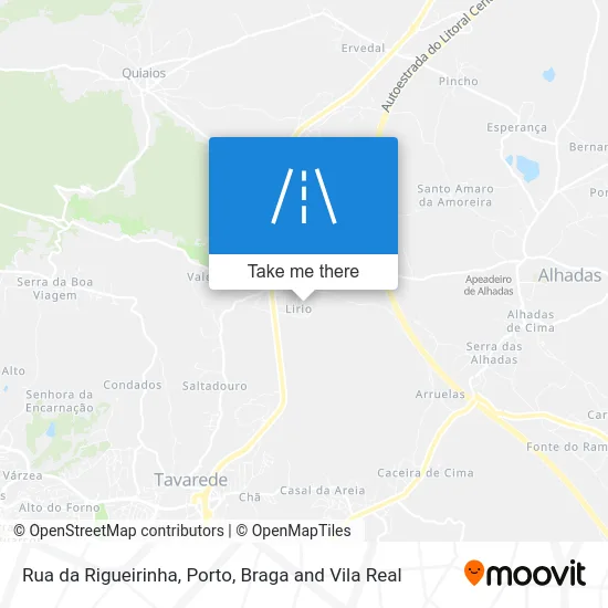 Rua da Rigueirinha map