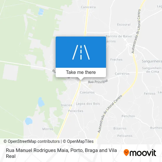 Rua Manuel Rodrigues Maia map