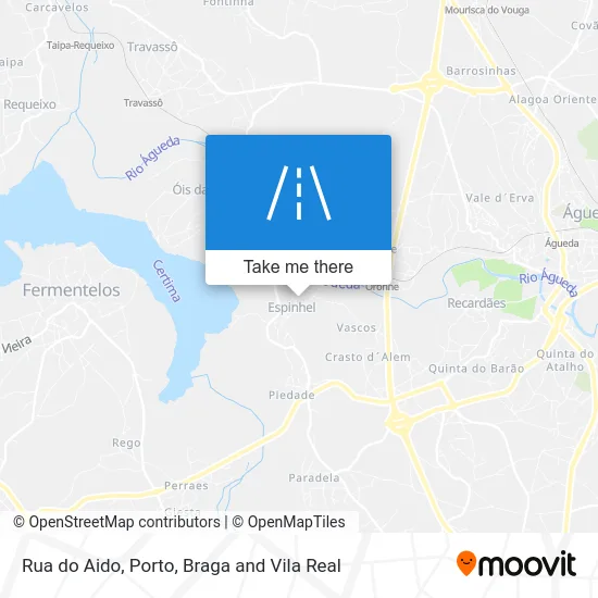 Rua do Aido map