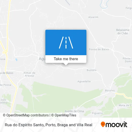 Rua do Espírito Santo map