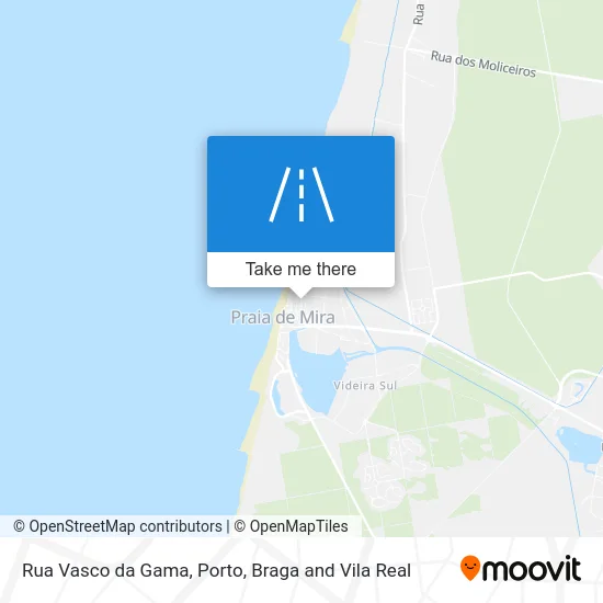 Rua Vasco da Gama map