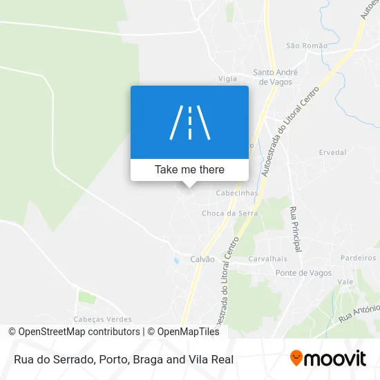 Rua do Serrado map