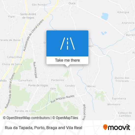 Rua da Tapada map