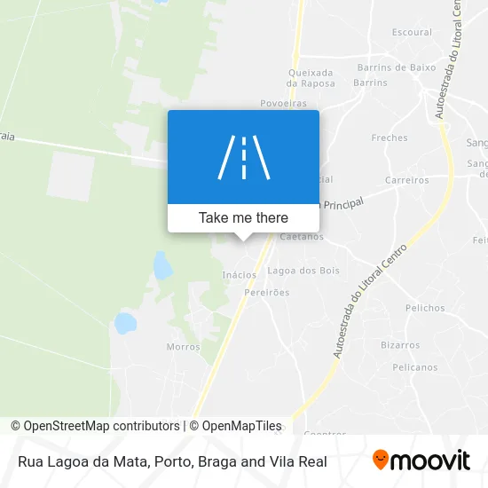 Rua Lagoa da Mata map