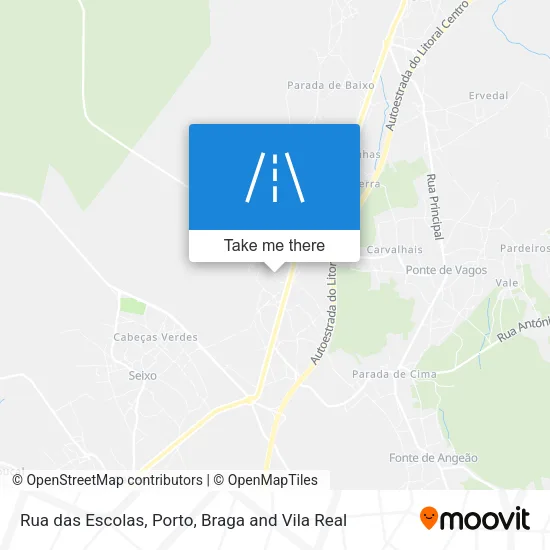 Rua das Escolas map