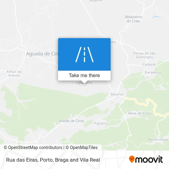 Rua das Eiras map